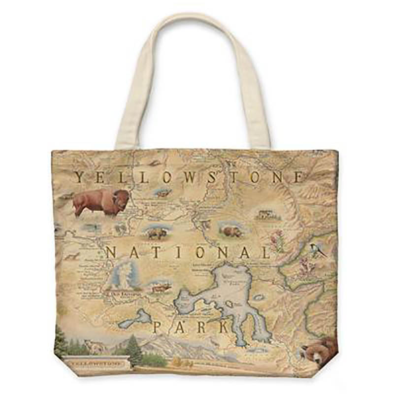 Yellowstone Canvas Tote Bag