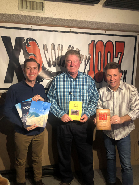 Authors Kyle Steiner, ‘Patched’ (left), Joe Flynn ‘The Miracle of Bubba’ (center) and Dave Wooten ‘Crazy Horse’ (right)
