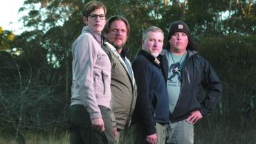Cast of television show "Finding Bigfoot"