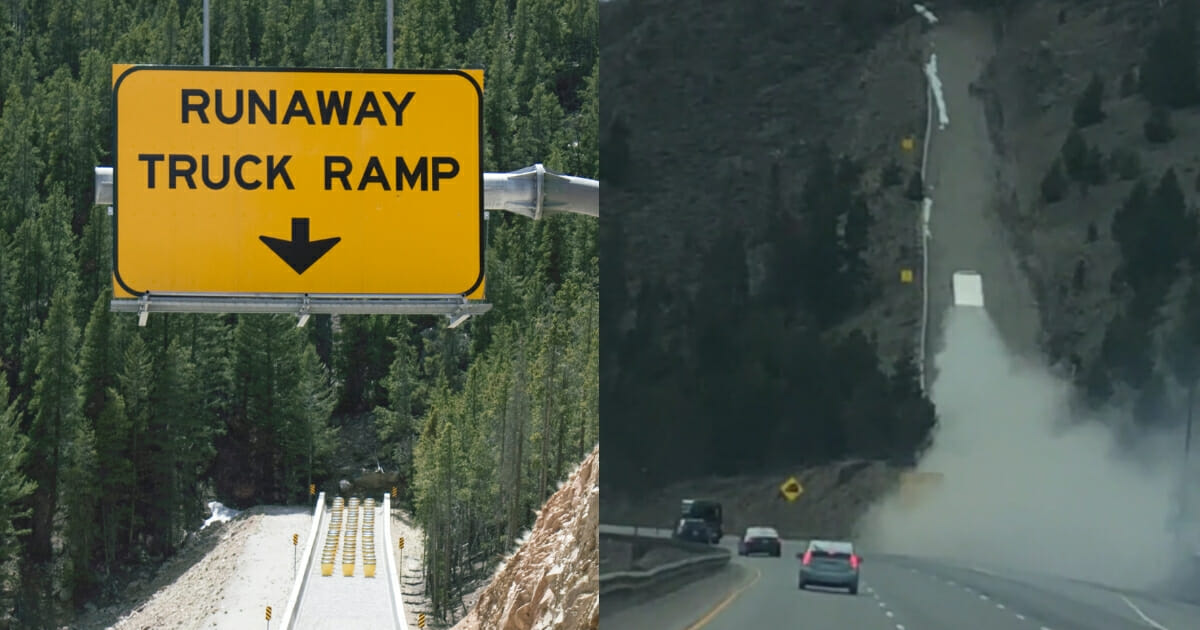 VIDEO Ever Actually Seen a Semi Use a Runaway Truck Ramp?