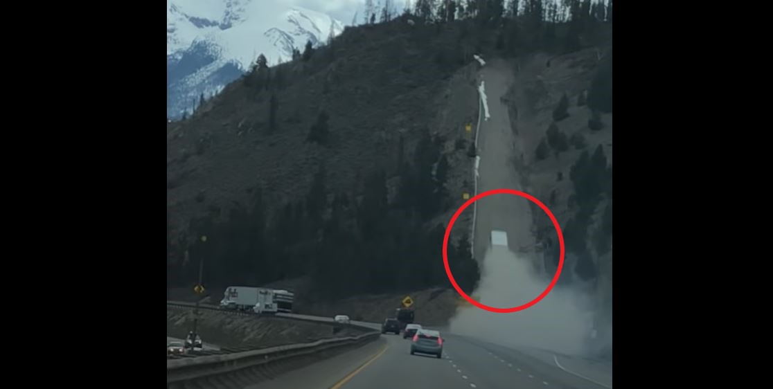 VIDEO Watch a semitruck actually use a runaway truck ramp!