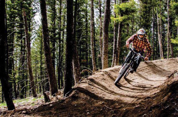 biking in Montana