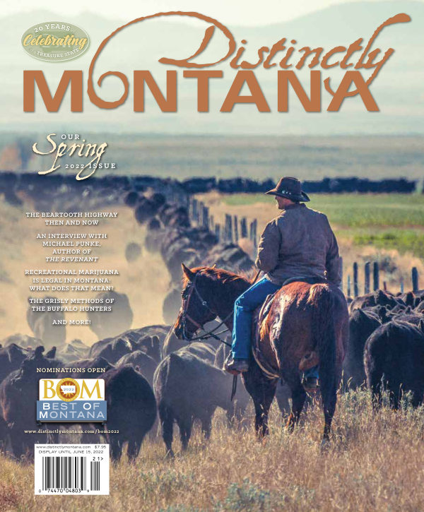 Distinctly Montana, Spring 2022 cover
