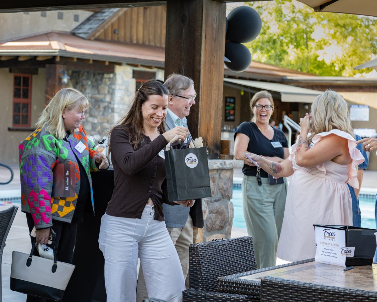 Guests at the Faces of Bozeman Alliance summer social at the Black Bull