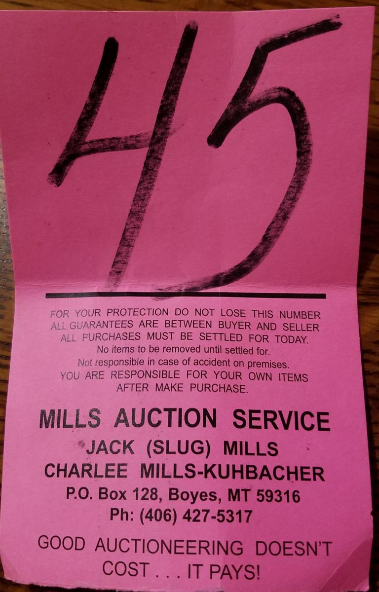 Auction Tag