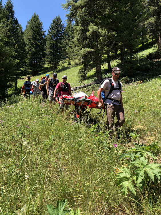 Injured Hiker