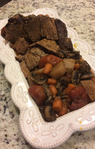 Elk pot roast