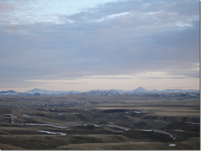 The view from the author's ranch