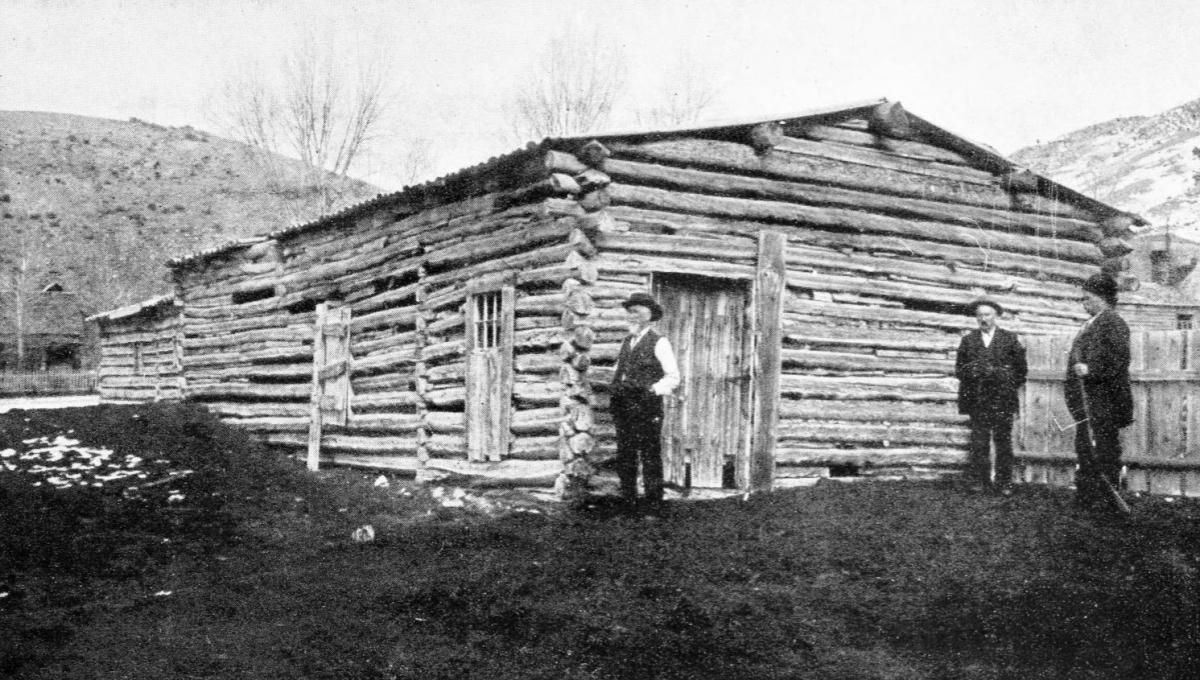 Residence of Montana's First Governor, 1863, when Bannack was the Capital.