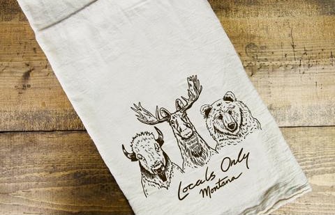 Locals Only Dish Towel
