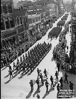 Parade through Helena