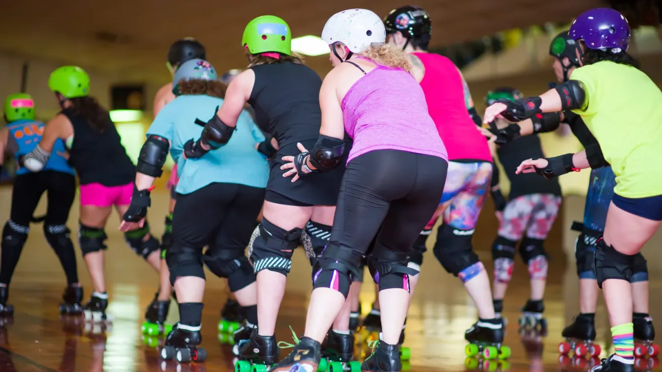 Women's Roller Derby Practice