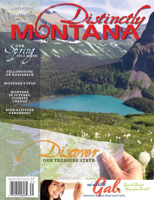 Distinctly Montana Spring 2013 cover