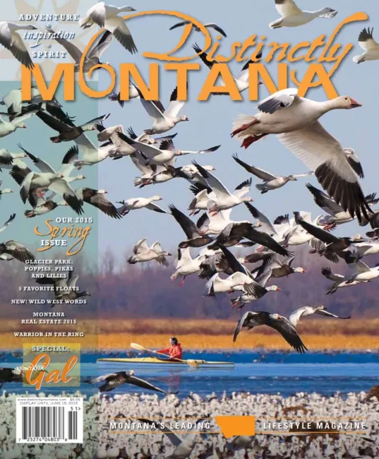 Distinctly Montana Spring 2015 cover