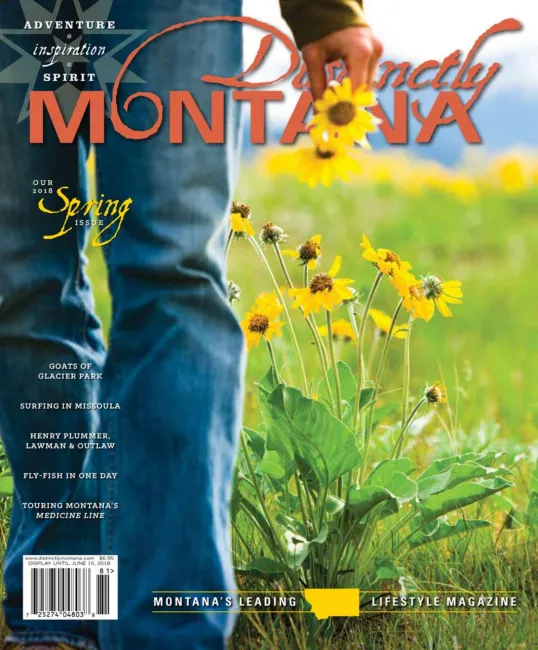 Distinctly Montana Spring 2018 cover