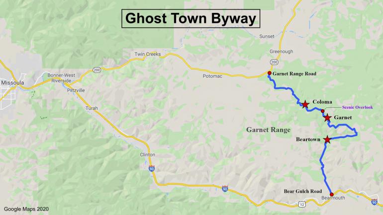 Ghost Town Map