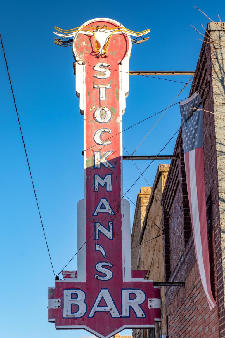 3. Stockman Bar Sign in Harlowton