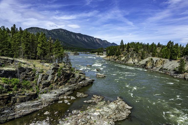 Below Thompson Dam