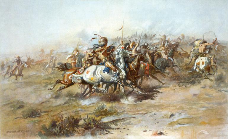 Charles Marion Russell The Custer Fight