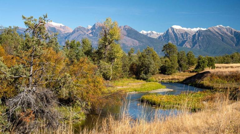 Mission Creek on the National Bison Range | Photo by Doug Stevens