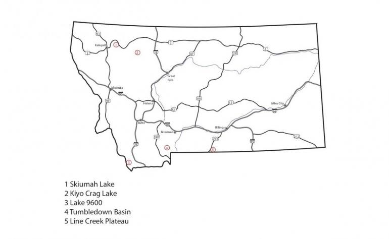 Montana map for secret getaway article