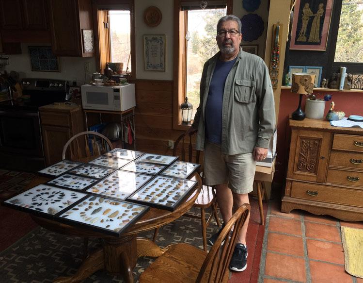 Little Shell Tribe member Jim Martinez donates central Montana point collection to the Tribe.