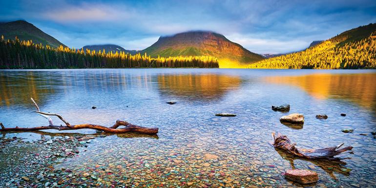 Sunlight Kiss Suess at Two Medicine Lake