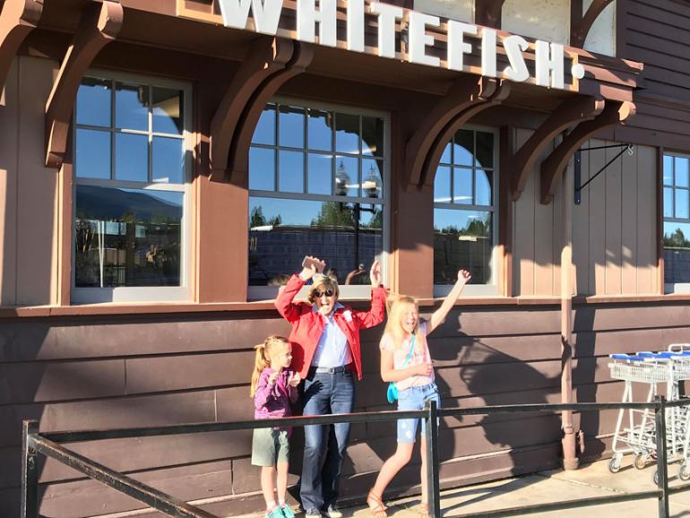 Excited Lisa Rogers Family Whitefish Depot June2018