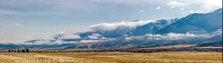 West Absarokee Mountains Panorama 18042