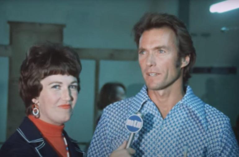 Clint Eastwood on KRTV with Norma Ashby