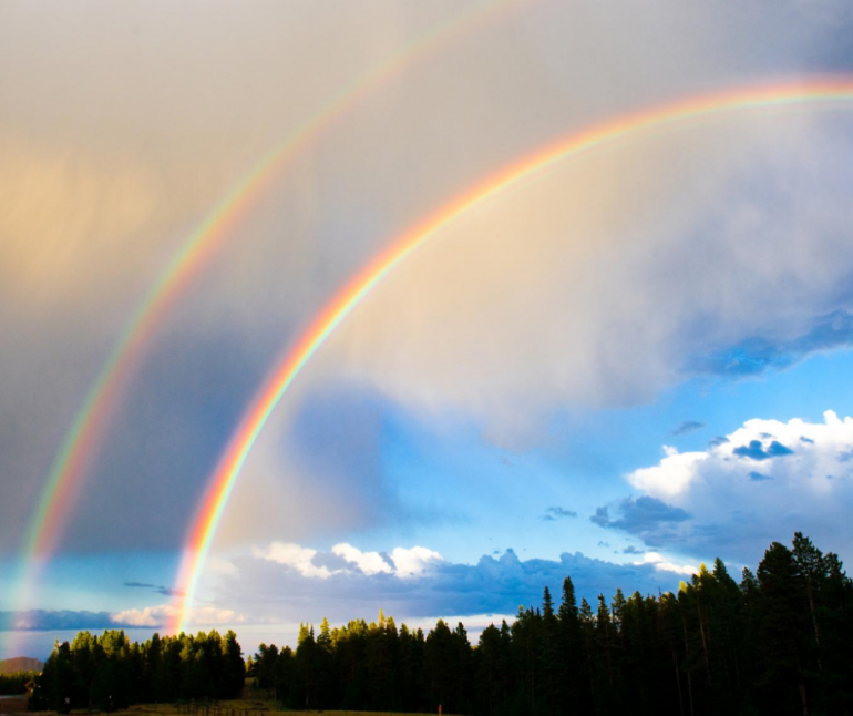 Rainbow Over Mountain