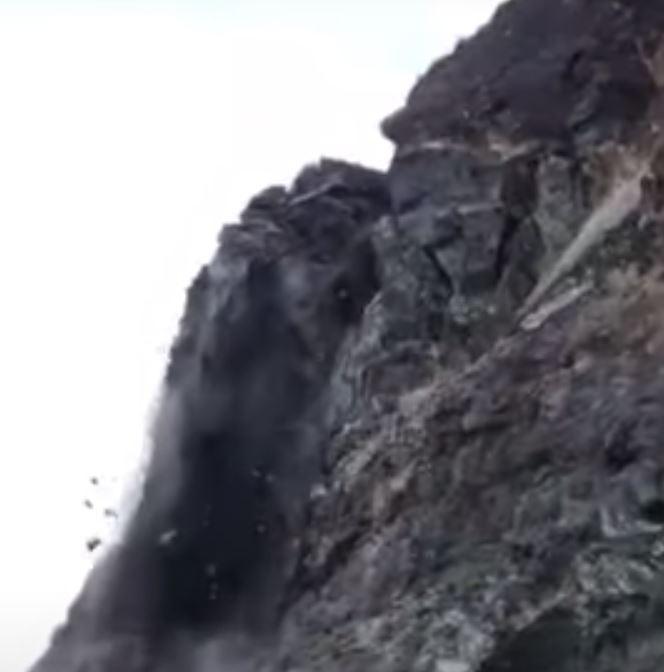 Rock slide