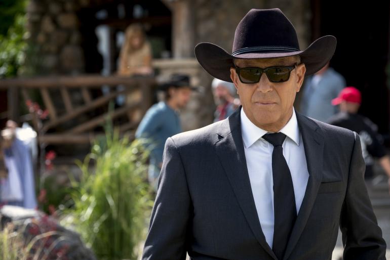 Kevin Costner as John Dutton from the Yellowstone TV Series