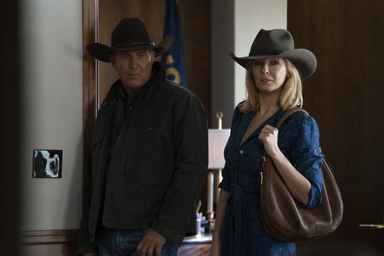 Yellowstone film still - The Duttons