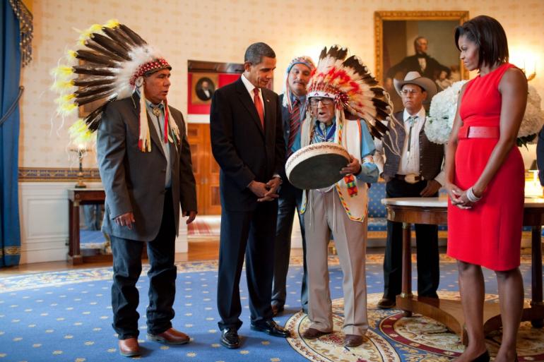 Medicine Crow at the White House