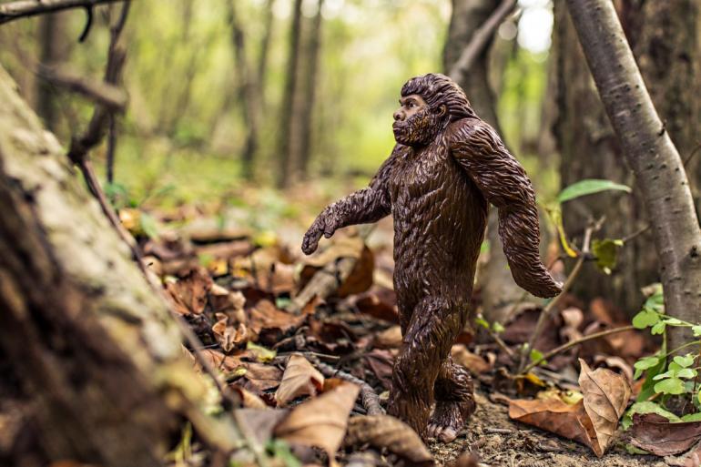 Bigfoot ceramic figure