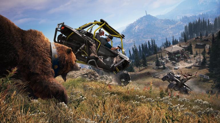 Bear and ATV in Far Cry 5