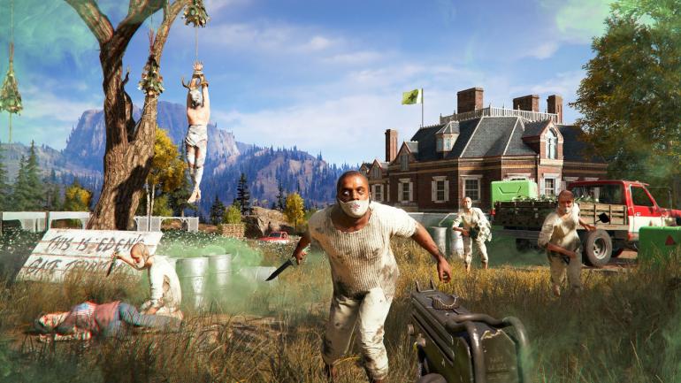 Battling lunatics in Far Cry 5