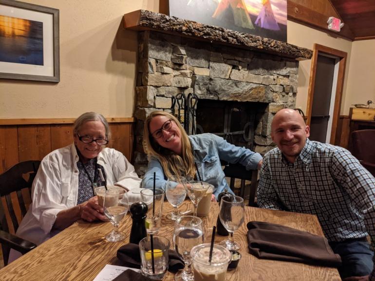 Linn, Lisa and Latimer at the McAllister