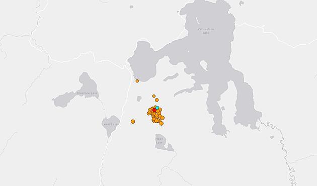 USGS Map of Earthquakes 