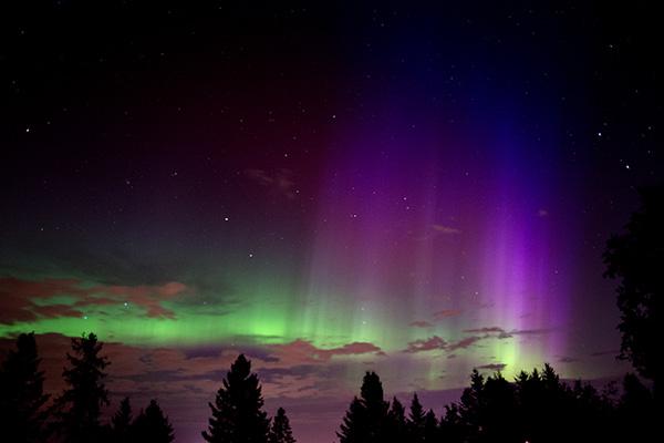 Aurora over the Whitefish Range by Samuel Veich