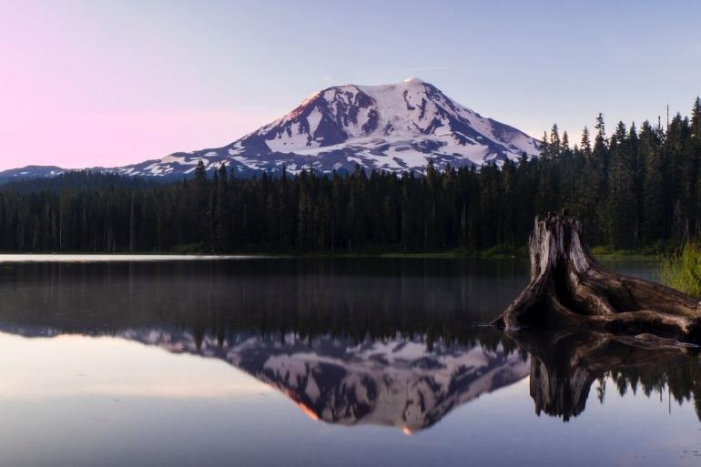 Mountain sunset