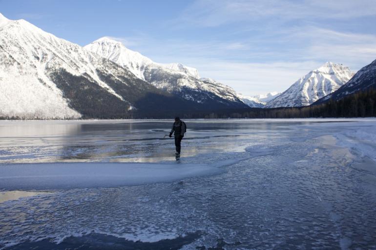 Glacier lake figure