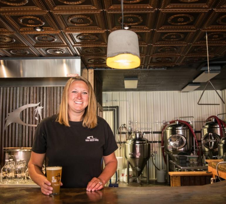 Amanda Layacona of Ruby Valley Brewing