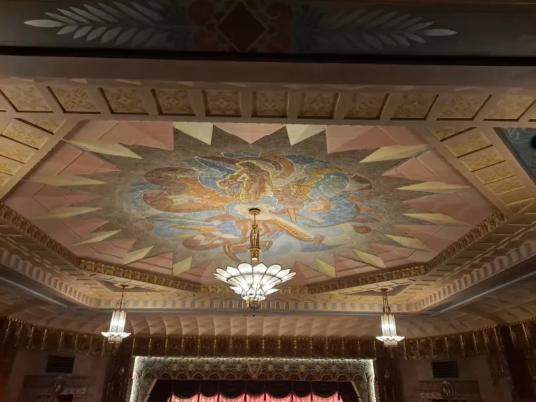 Ceiling Mural, Washoe Theater