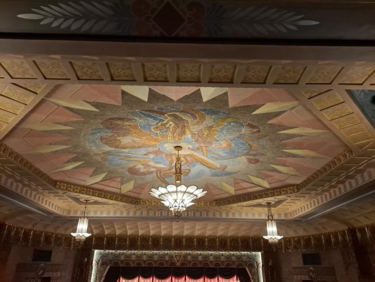Ceiling Mural, Washoe Theater