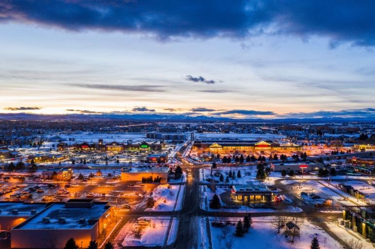 Aerial view, Bozeman