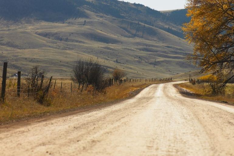 Montana dirt road
