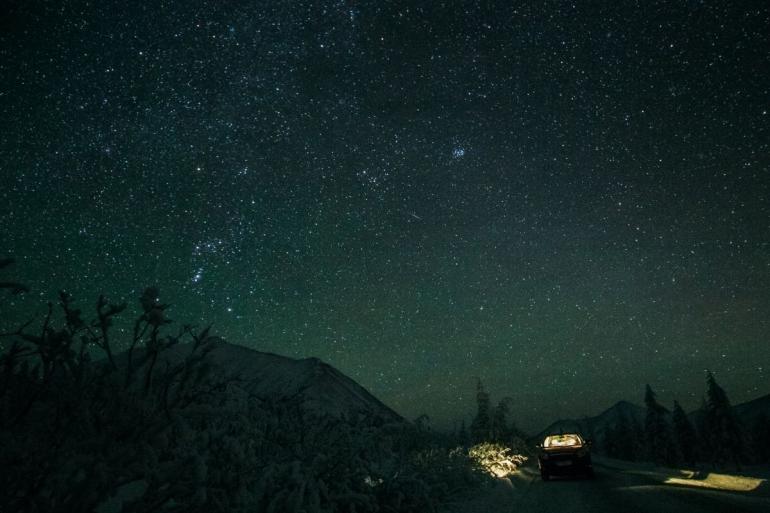 Car at night