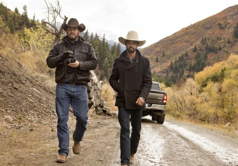 Rip and Walker Yellowstone Promo Still